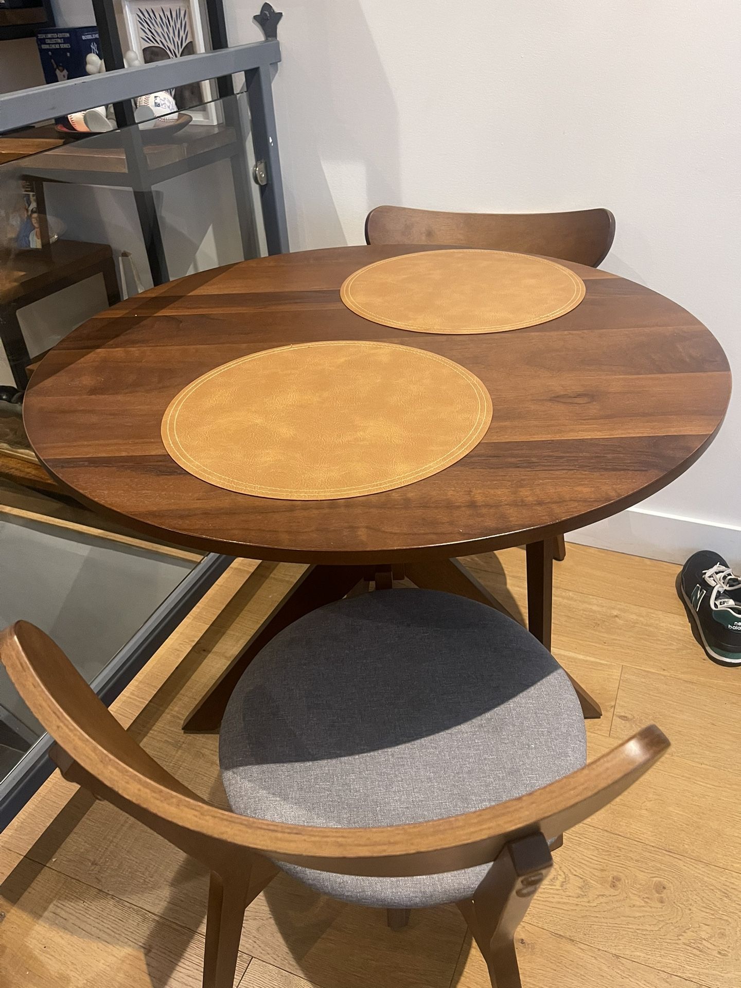 Glantex 3-piece Dining Table & Chairs