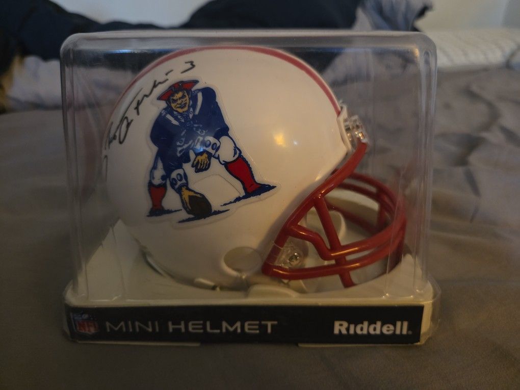 Stephen Gostkowski auto mini helmet