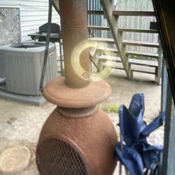 Cast Iron chiminea , Outdoor Fireplace