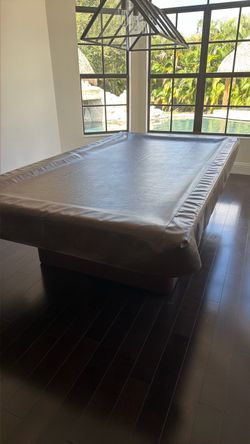 8x4 professional slate top pool table with Teflon felt