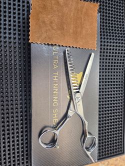 Fagaci 6" Hair Thinning Shears Ultra Sharp 440C Steel