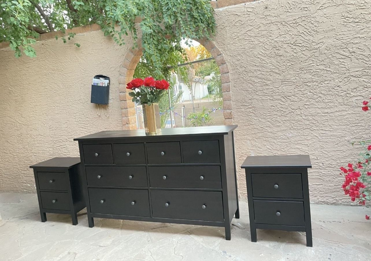 IKEA Hemnes Dresser + Nightstands
