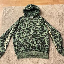 Hellstar Cheetah Zip Up Hoodie