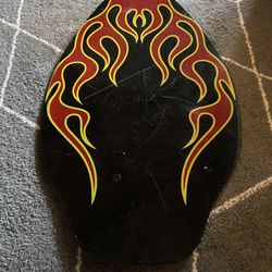 Flame Wood Skim Board. 30”long 19” Wide 
