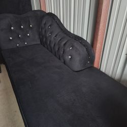 2 Set Black Diamond  Long Couch 