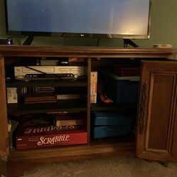 2 Piece Armoire For TV And Games