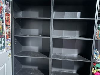 Two Bookshelves - Black