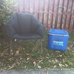 Chair And Cooler 