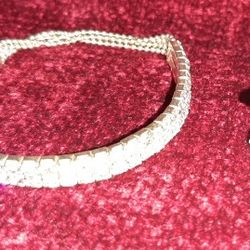 Costume Jewelry Bracelet &Ring Sparkley Rhinestones