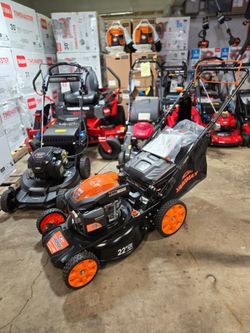 YARDMAX 22 in. 201cc Gas-Powered SELECT PACE 6-Speed CVT FWD High-Wheel 3-in-1 Self-Propelled Push Lawn Mower