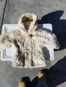 Girls 24M Big Chill faux fur jacket