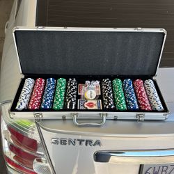 Poker chips set