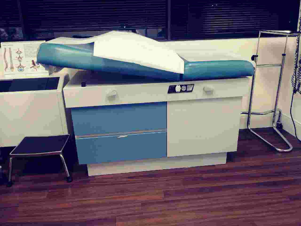 Doctor examination bed