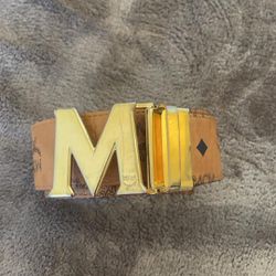 Brown Mcm Belt 