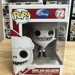Santa Jack Skellington Funko Pop #72 Nightmare Before Christmas NBC Disney Claus