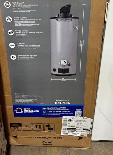 New Powervent 40 Gallon