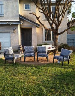 No patio outdoor furniture brand new patio furniture set aluminum patio chairs aluminum outdoor furniture oversized patio chairs deep seating cushions