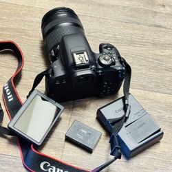 Canon EOS Rebel T7i 800D Digital SLR Camera + Lens EF-S 18-135mm f 3.5-5.6 IS STM