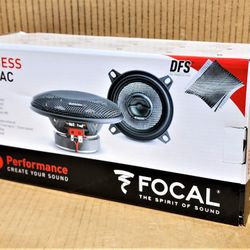 Focal Performance Car Speakers 1-Set 4" Inch 2-Way Coaxial Speaker System 80 Watts 100AC 🚨 Payment Options Available 🚨 No Credit Needed 🚨 