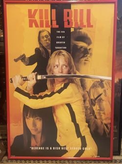 Kill Bill Movie Poster & Frame 