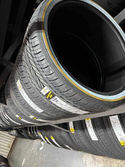 245/35R20 Vogue Custom Built Radial VIII Tire | White Gold Sidewall | Premium Performance Tire