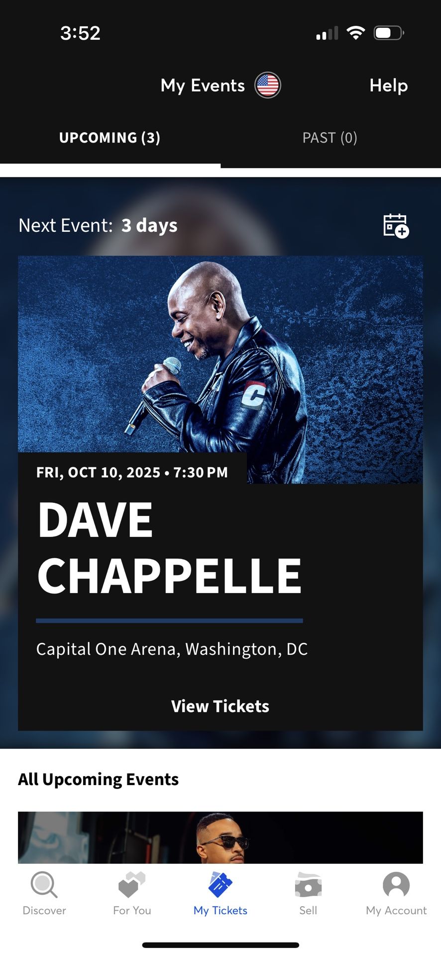2 Dave Chapelle Tickets