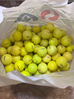 90 Yellow Titleist Golf Balls