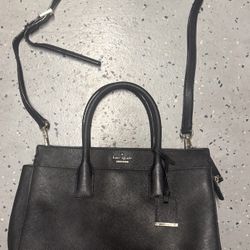 Kate Spade Bag Black Saffiano Leather Tote 