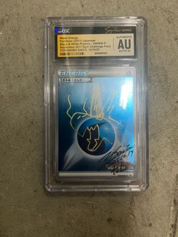 CGC 10: autographed water energy