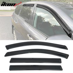Fits 2013-2020 Nissan Pathfinder 4PCS Window Visors Smoke Acrylic Deflectors Guard