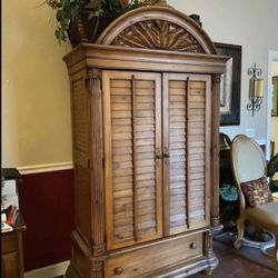 Beautiful Tommy Bahama Style Armoire 