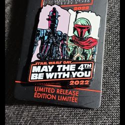 Disney Pins Star Wars May the 4th 2022 Bobafett