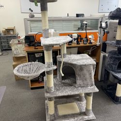 Gray Cat Tree 