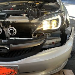 2008-2014 subaru wrx/sti C-Style headlights-used but like new