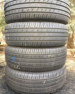 235/55/20 Michelin premier set of used tires in great condition 75-80% tread 250$ for 4 . Installation balance and alignment available. Road force b