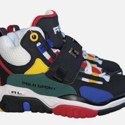 POLO SPORT RALPH LAUREN MULTICOLOR COLORBLOCKSNEAKERS RF103338/PS 100 BOYS 7