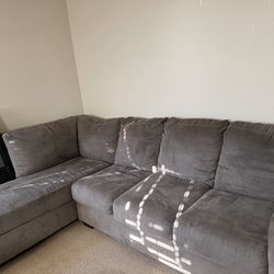 Grey couch set