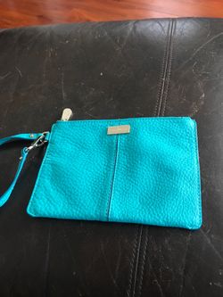Turkoise Cole Haan wristlets