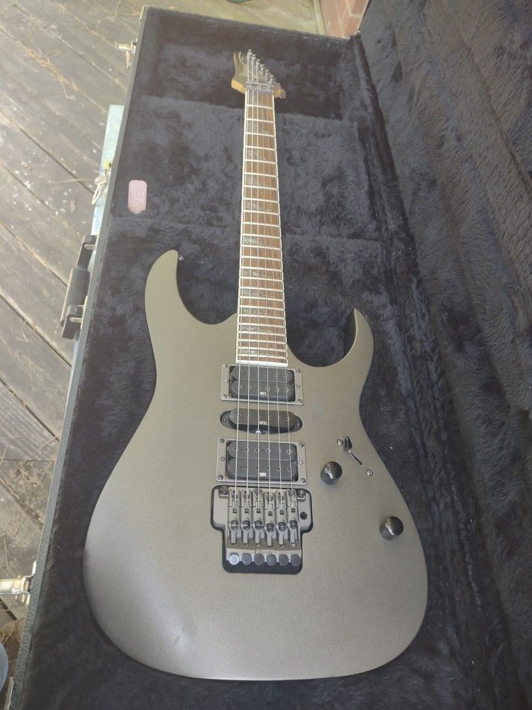RG5EX1 IBANEZ HSS Guitar EXC Pro Fret-level Setup FR Shark inlays 
