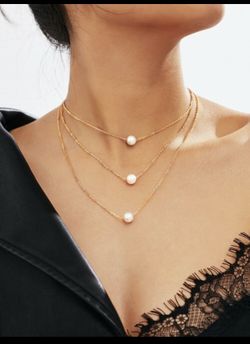 Layered Pearl Pendant