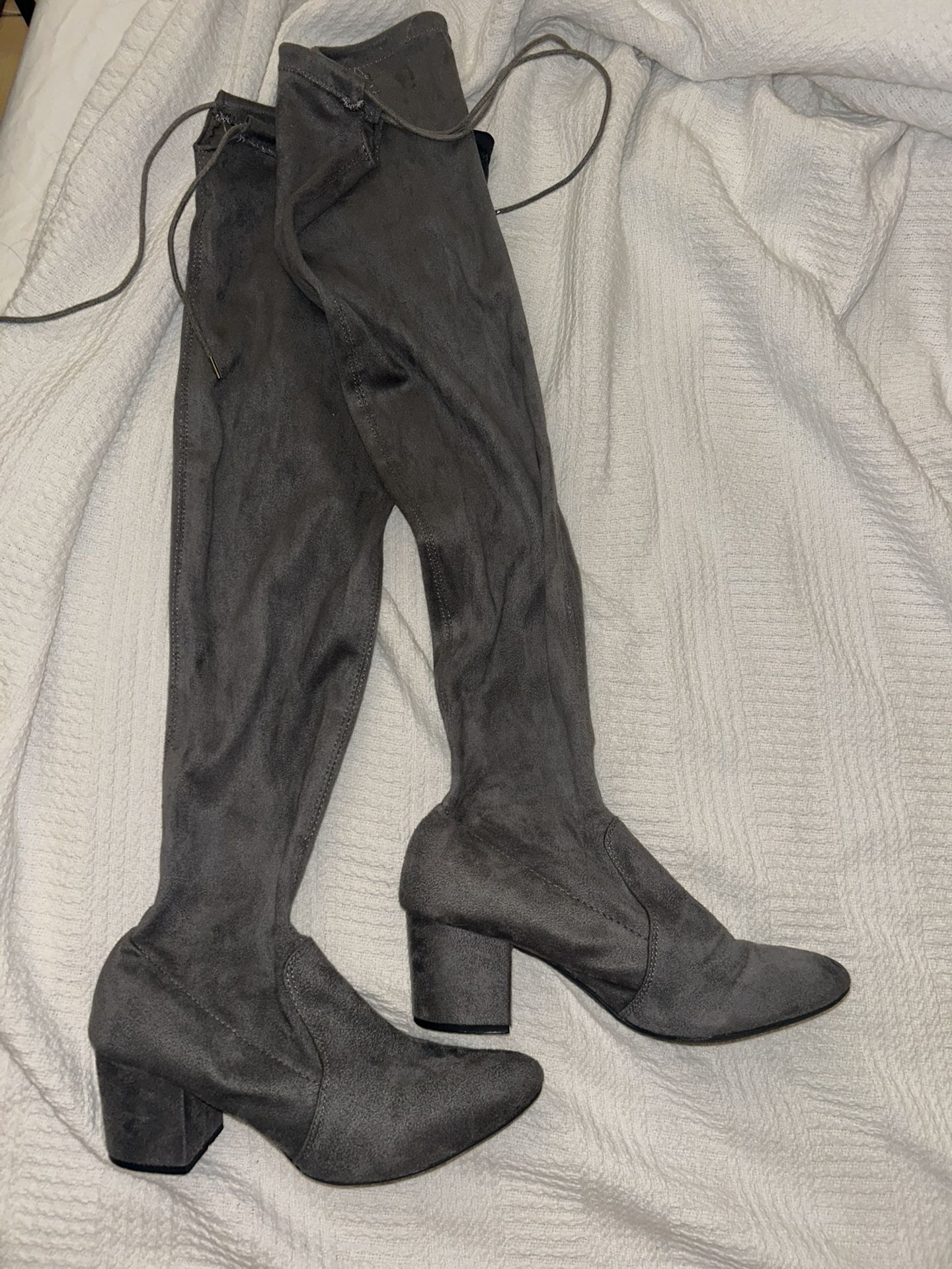 Thigh High Suede Boots