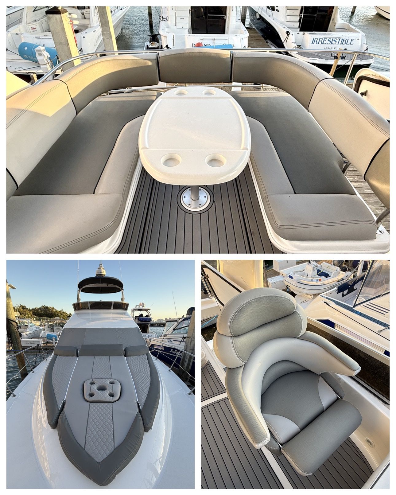 Boat Cushions - Vinyl Seats - Marine Upholstery - Sun Pads