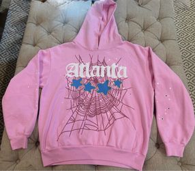 Spider Worldwide Atlanta Pink Hoodie: LARGE