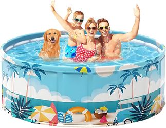 Foldable Portable Kids Swimming Pool 79 inch