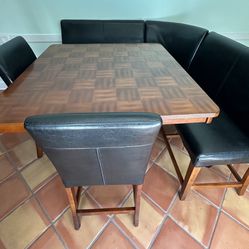Used dining room table and chairs