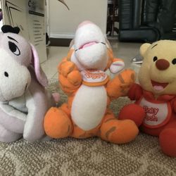 Disney’s Winnie The Pooh And Friends Plush Toys