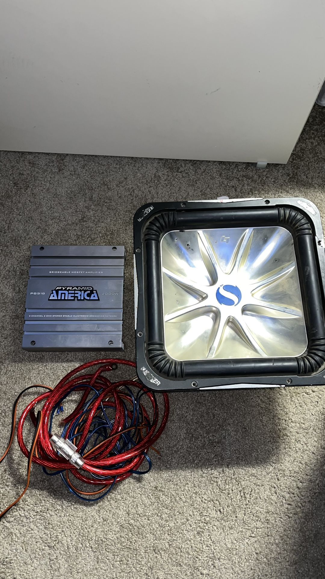 Kicker L7 15 Subwoofer And Amp 2000w