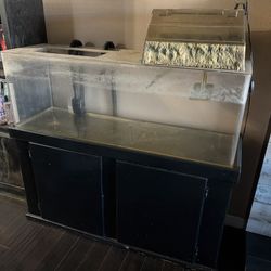 55 Gallon Tank With Stand And Heavy Duty Filter