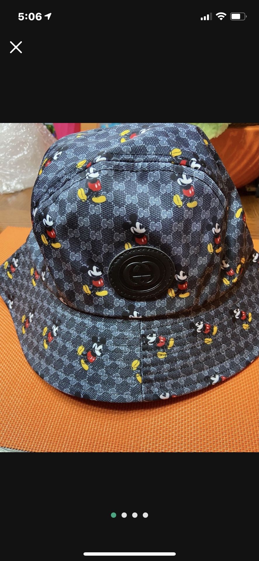 Gucci Hat Mickey Mouse Hat