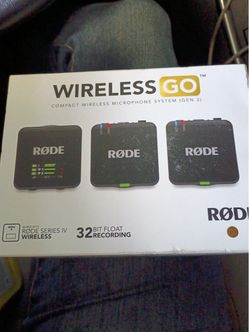 Rode Wireless GO Gen 3 Microphone System